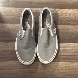 Vans Gray Classic Slip-On Sneakers